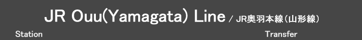 JR Ouu(Yamagata) Line