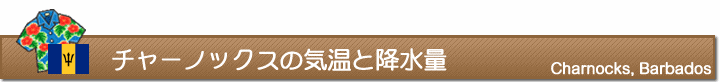 チャーノックスの気温と降水量