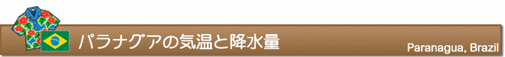 パラナグアの気温と降水量