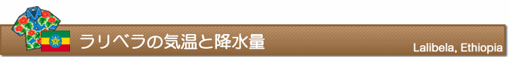 ラリベラの気温と降水量