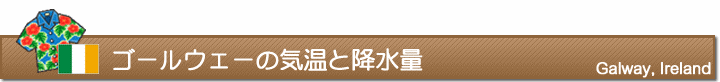 ゴールウェーの気温と降水量