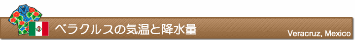 ベラクルスの気温と降水量