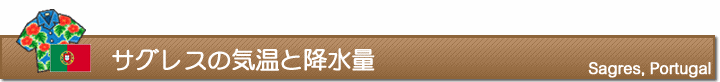 サグレスの気温と降水量