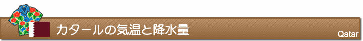 カタールの気温と降水量