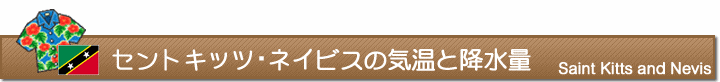 セントキッツ・ネイビスの気温と降水量