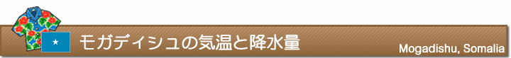 モガディシュの気温と降水量