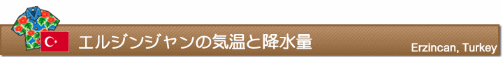 エルジンジャンの気温と降水量