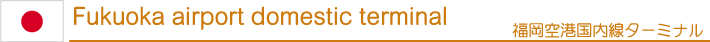 Fukuoka airport domestic terminal