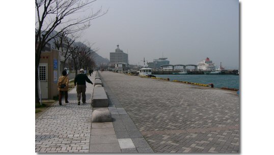 Waterfront promenade