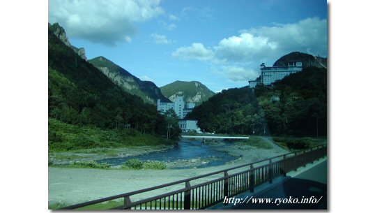 層雲峡温泉街