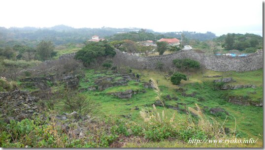 Nakijin ruins of a castle