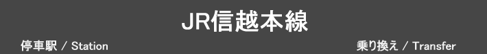 JR信越本線