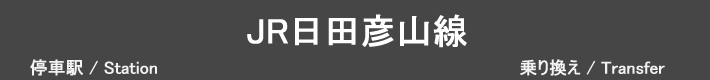 JR日田彦山線