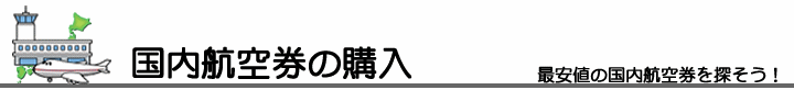 国内航空券の購入