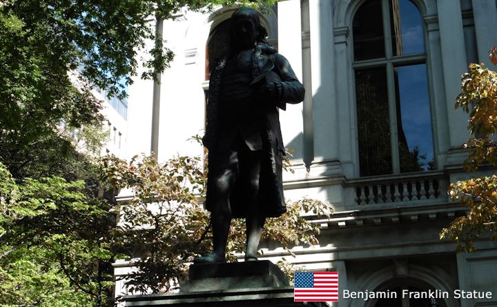 Benjamin Franklin Statue