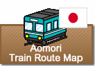 Aomori Train Route map
