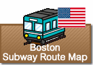 Boston Subway Route map