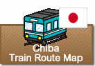 Chiba Train Route map