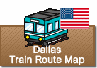 Dallas Train Route map