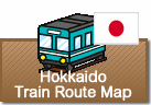 Hokkaido Train Route map