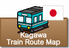 Kagawa Train Route map