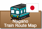 Nagano Train Route map