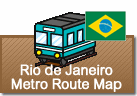 Rio de Janeiro Metro Route map