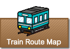 World Train Route map