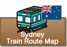 Sydney Train Route map
