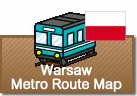 Warsaw Metro Route map