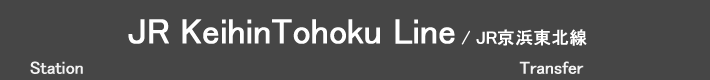 JR KeihinTohoku Line