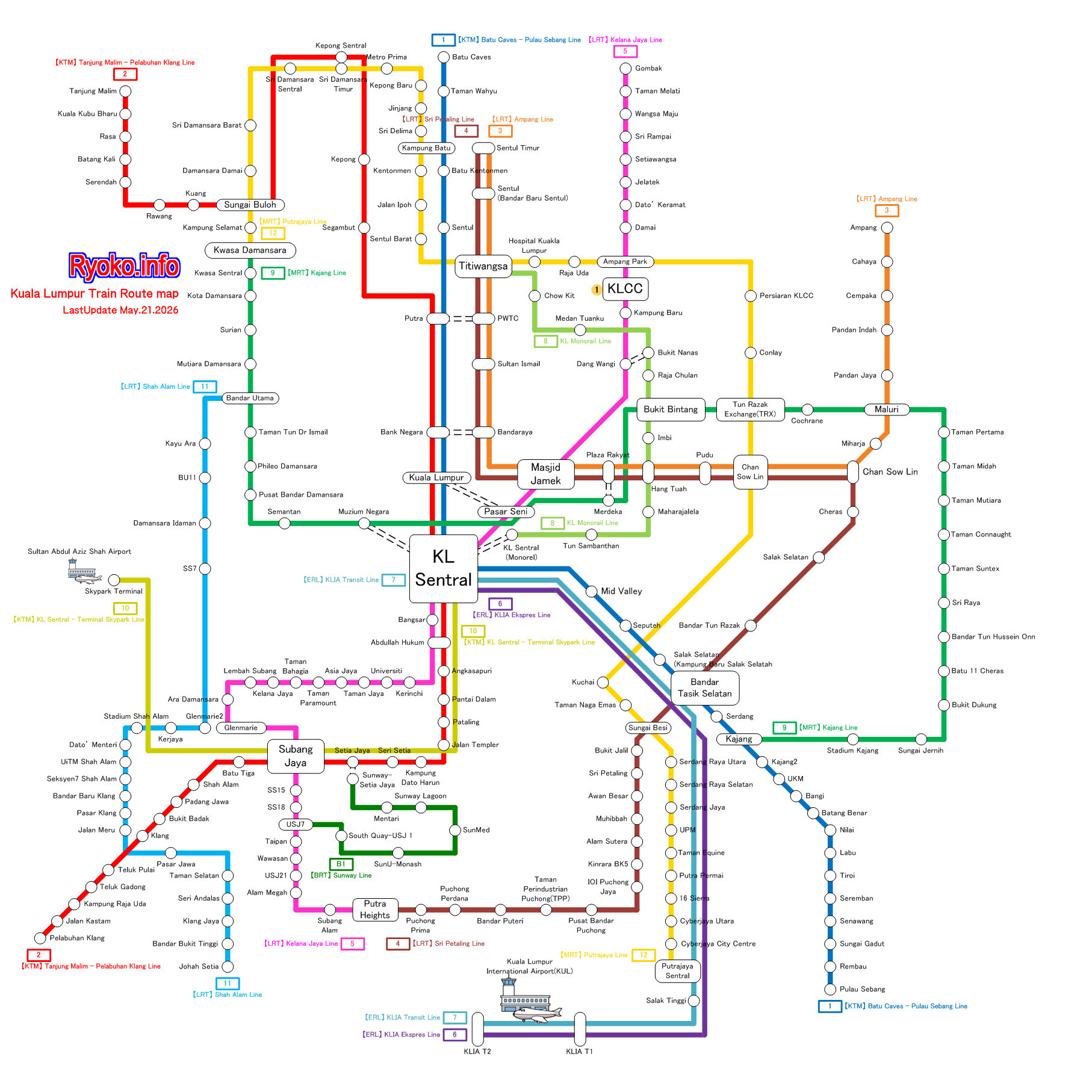 Kuala Lumpur Transit Map Kuala Lumpur Map Map Of Kuala Lumpur City Kuala Lumpur Transit Map Kuala Lumpur Map Map Of Kuala Lumpur City