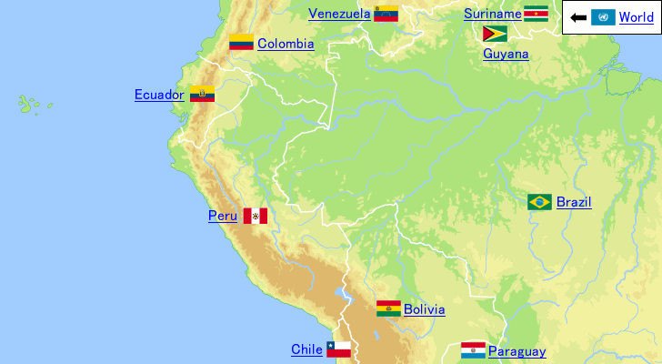 Peru Climate Map