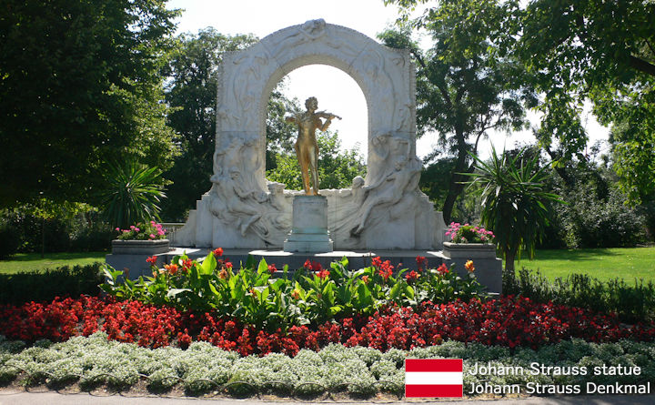 Johann Strauss statue Tourist Guide