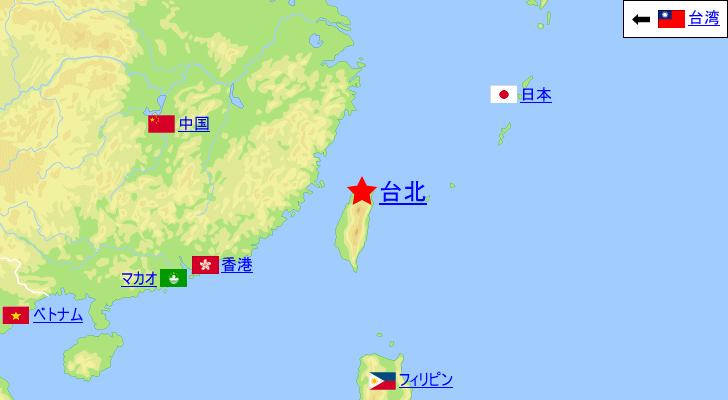 台北の気温と降水量