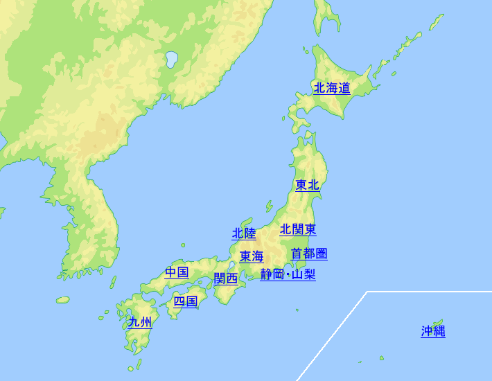 全国高速道路路線図