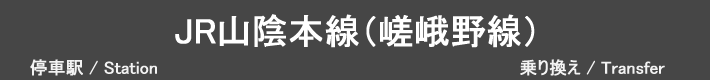 JR山陰本線（嵯峨野線）