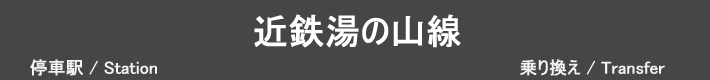 近鉄湯の山線