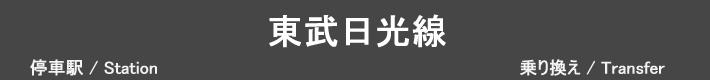 東武日光線