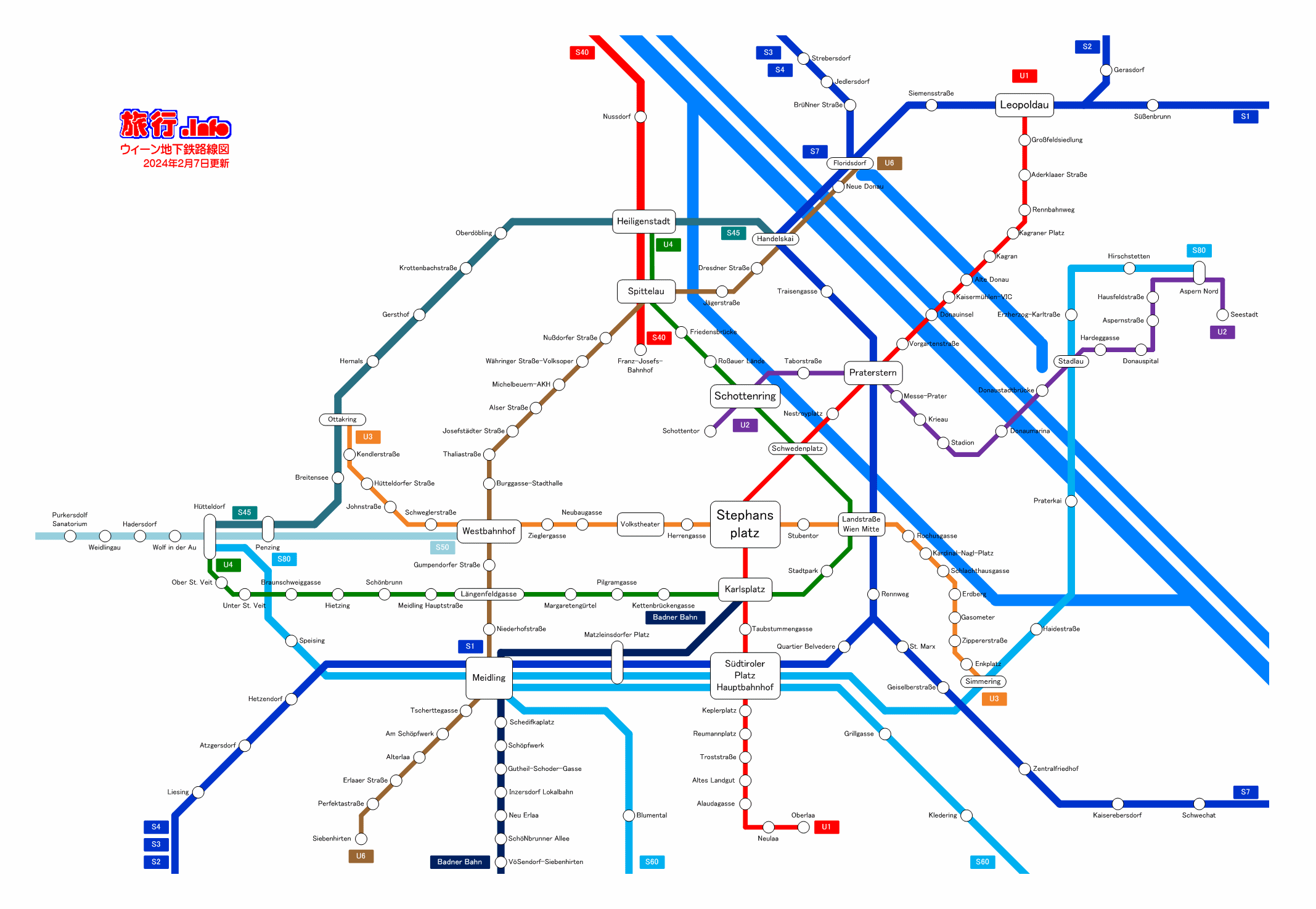 Vienna Transportation Map